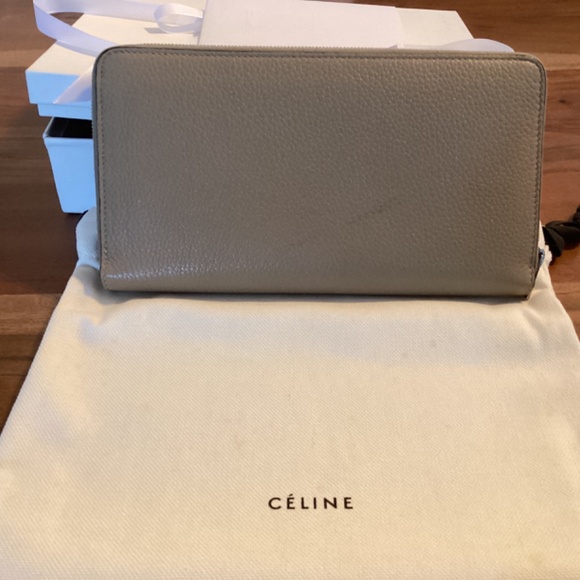 Celine Large Wallet full set Tan - Picture 8 of 11